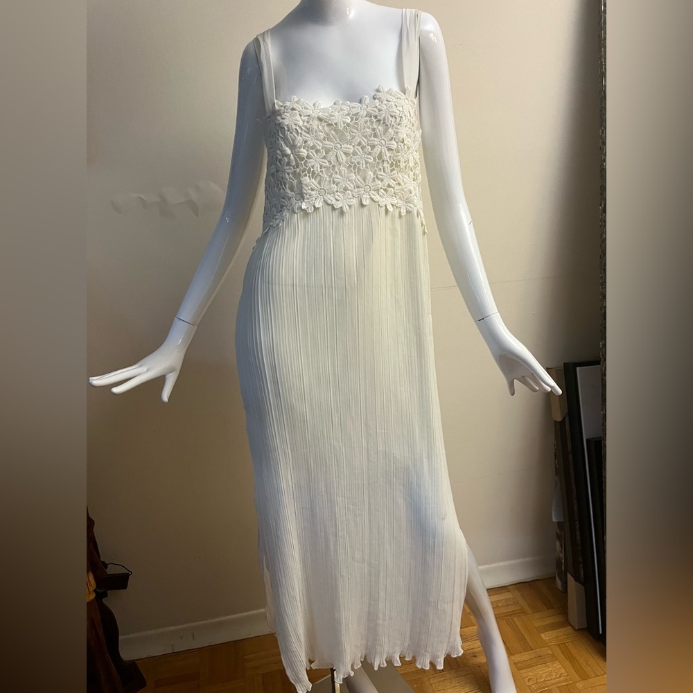 French Connection White Midi Dress